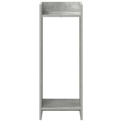 Plant Stand 2 pcs Concrete Grey 30 x 30 x 80 cm Engineered Wood