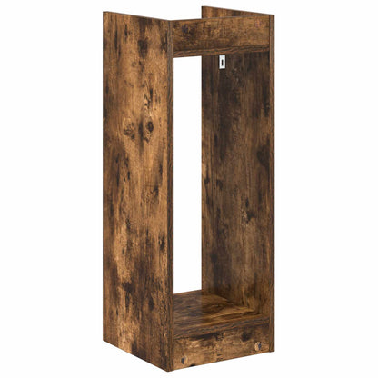 Plant Stand Smoked Oak 30 x 30 x 80 cm Engineered Wood
