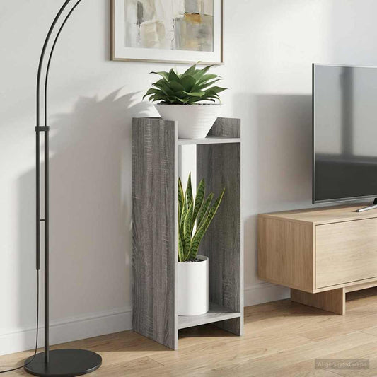 Plant Stand Grey Sonoma 30 x 30 x 80 cm Engineered Wood