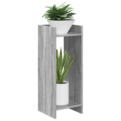 Plant Stand 2 pcs Grey Sonoma 30 x 30 x 80 cm Engineered Wood