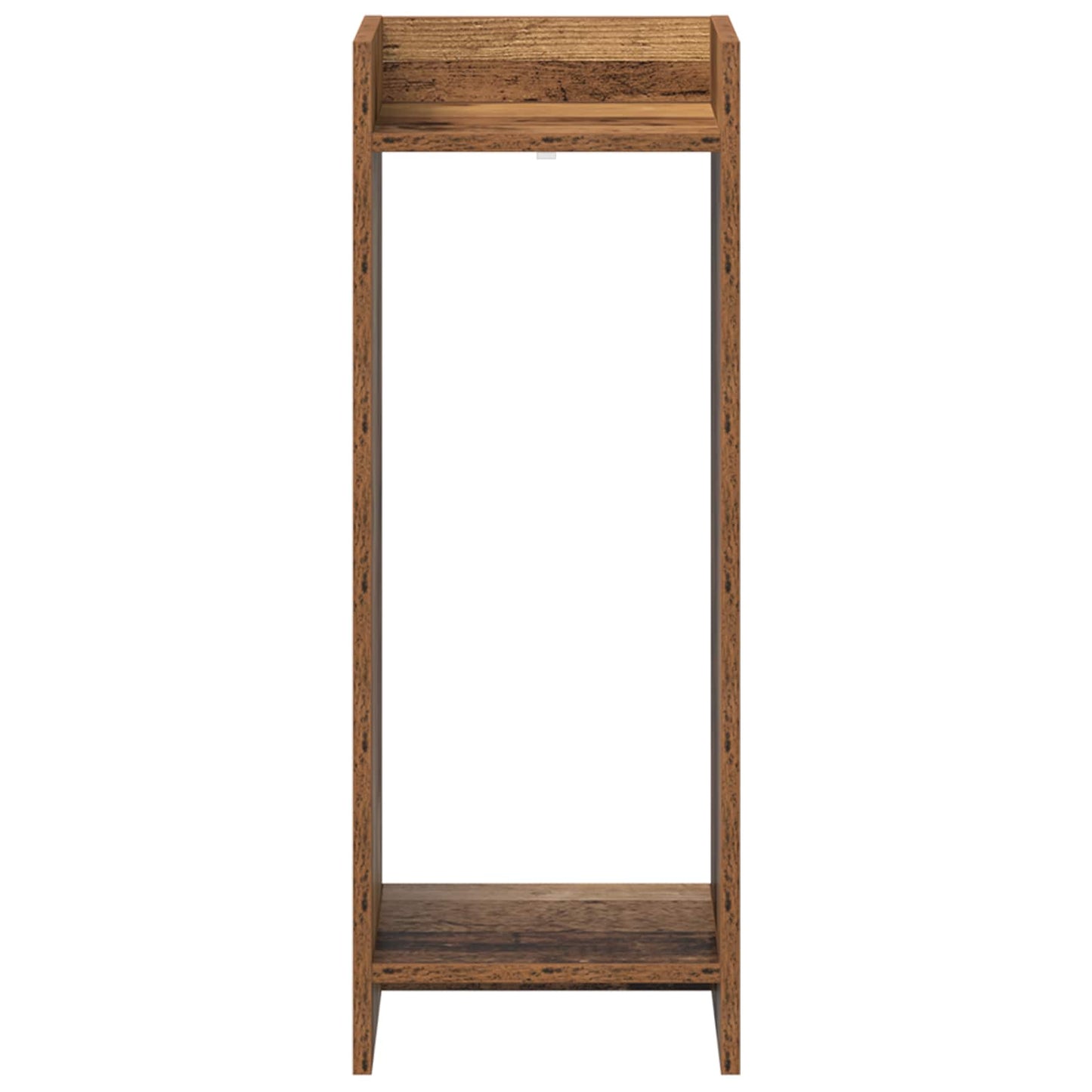 Plant Stand with Shelf Old Wood 30 x 30 x 80 cm Engineered Wood
