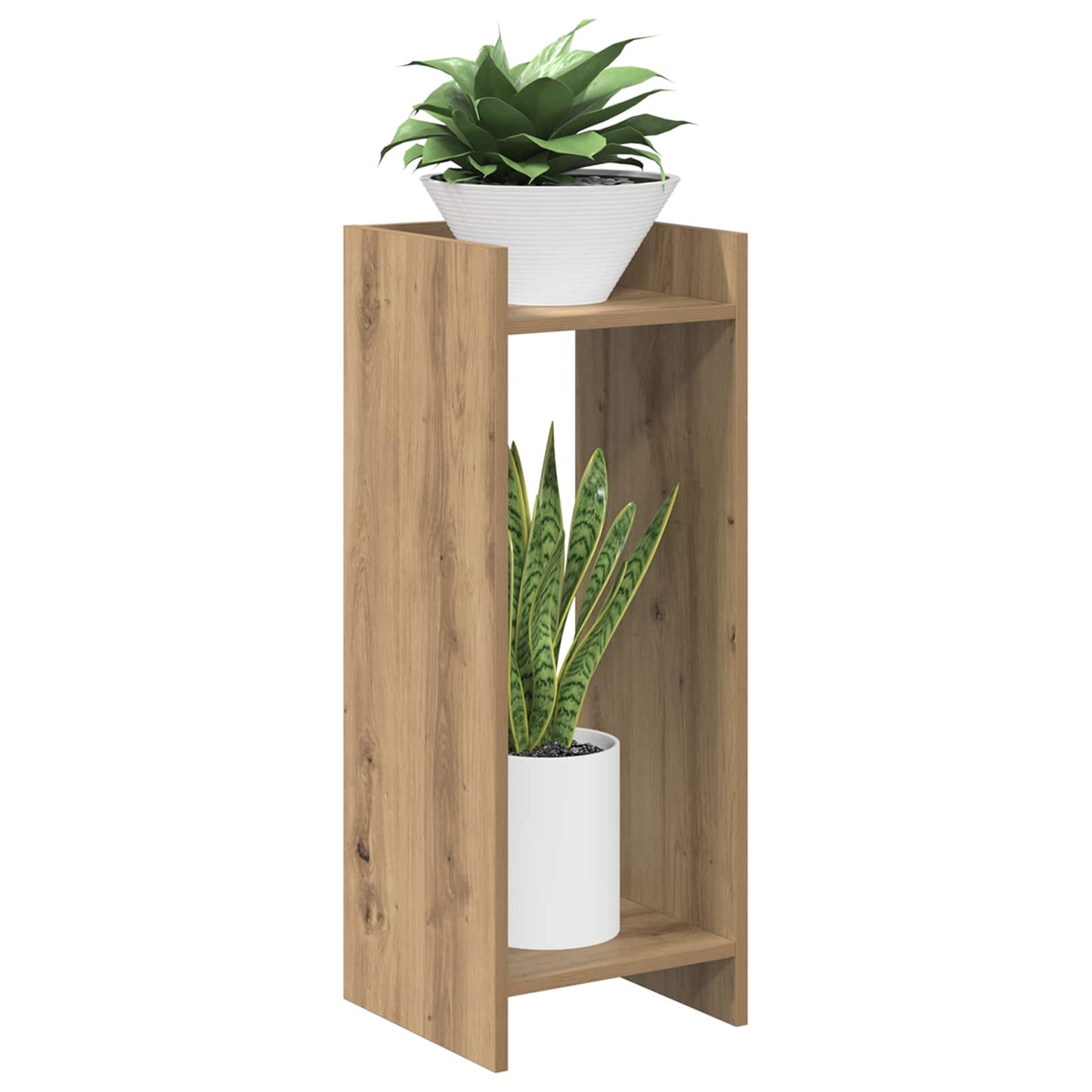 Plant Stand 2 pcs Artisan Oak 30 x 30 x 80 cm Engineered Wood