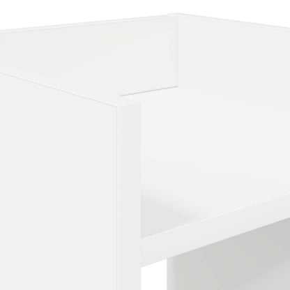 Plant Stand with Shelf White 30 x 30 x 60 cm Engineered Wood