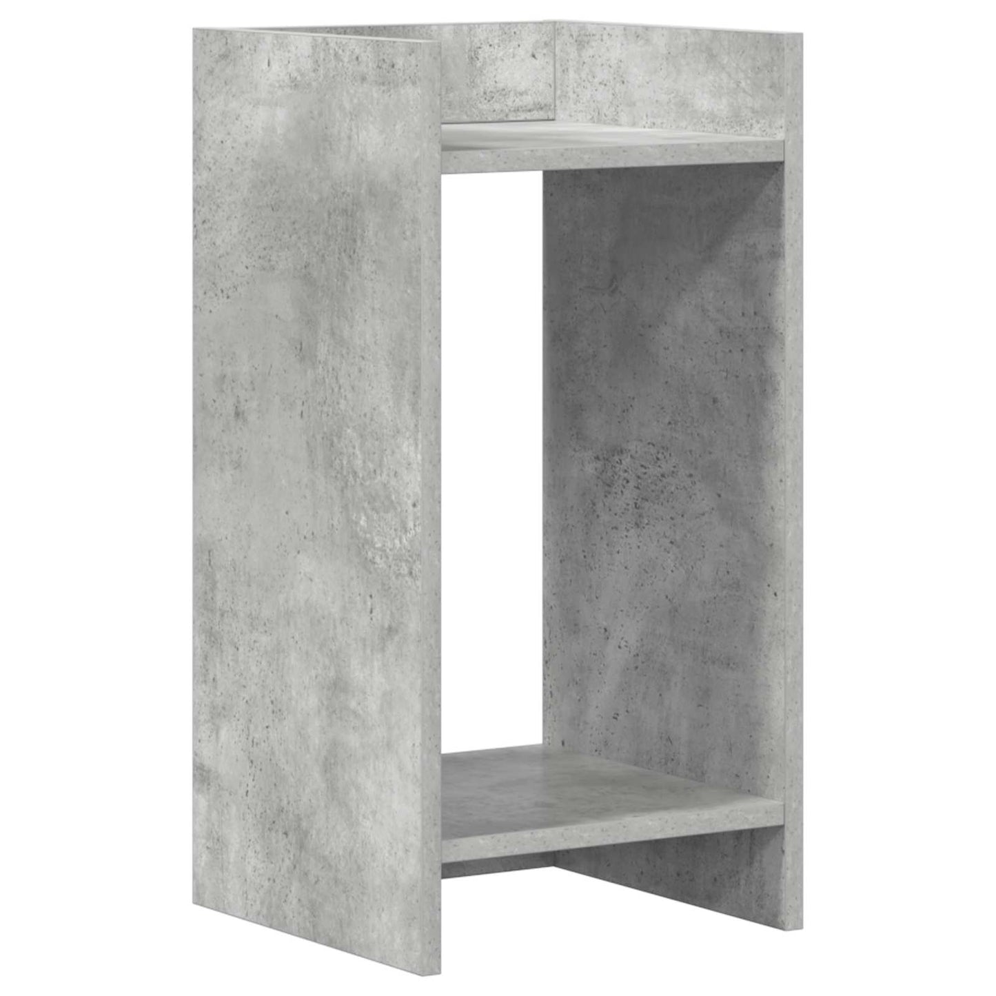 Plant Stand 2 pcs Concrete Grey 30 x 30 x 60 cm Engineered Wood