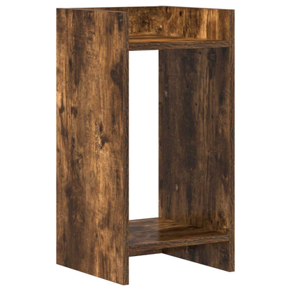Plant Stand Smoked Oak 30 x 30 x 60 cm Engineered Wood