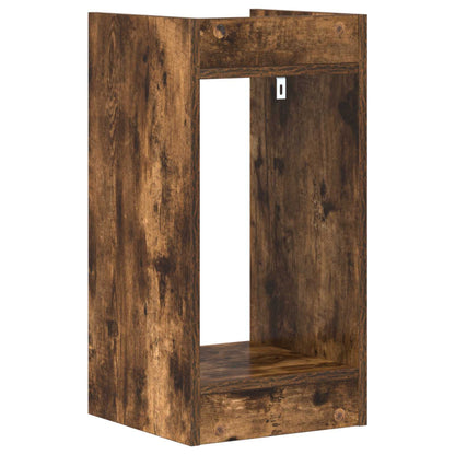 Plant Stand Smoked Oak 30 x 30 x 60 cm Engineered Wood