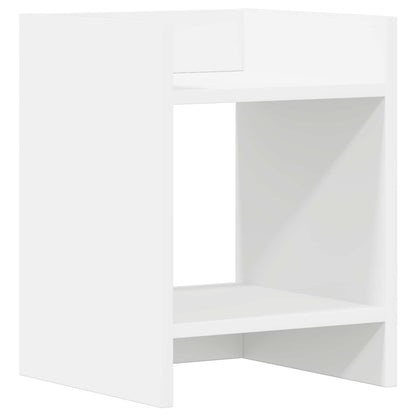 Plant Stand 2 pcs White 30 x 30 x 40 cm Engineered Wood
