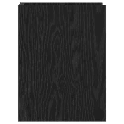 Plant Stand 2 pcs Black Oak 30 x 30 x 40 cm Engineered Wood