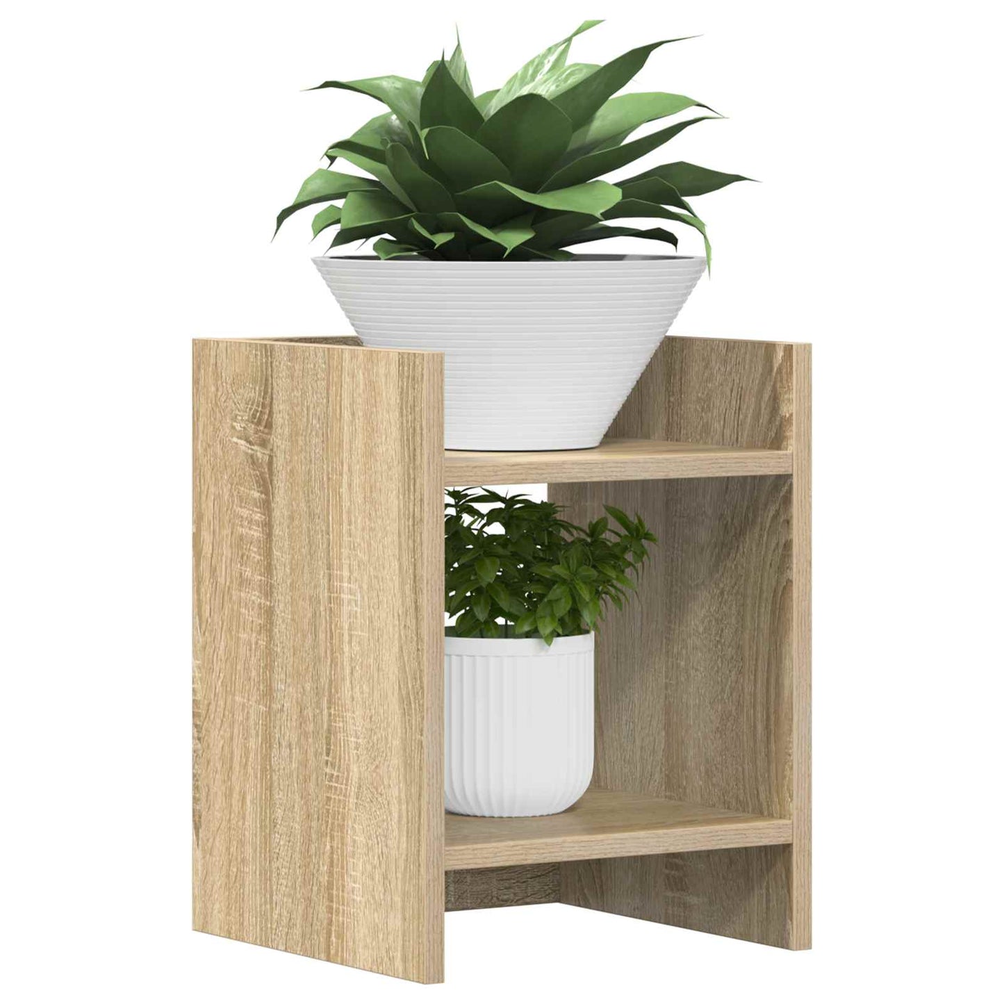 Plant Stand 2 pcs Sonoma Oak 30 x 30 x 40 cm Engineered Wood