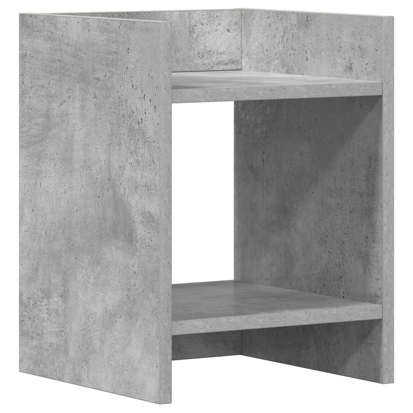 Plant Stand Concrete Grey 30 x 30 x 40 cm Engineered Wood