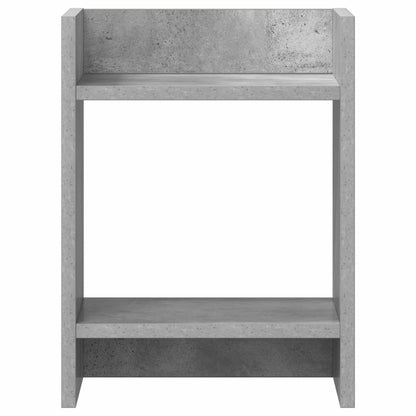 Plant Stand 2 pcs Concrete Grey 30 x 30 x 40 cm Engineered Wood
