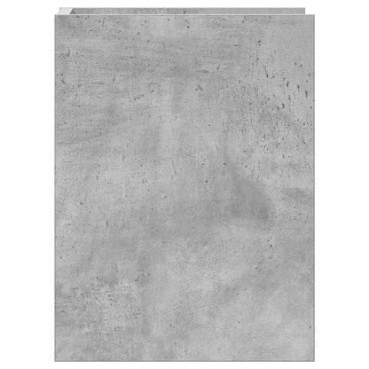 Plant Stand 2 pcs Concrete Grey 30 x 30 x 40 cm Engineered Wood