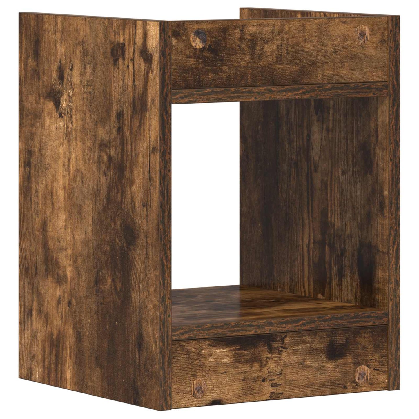 Plant Stand Smoked Oak 30 x 30 x 40 cm Engineered Wood