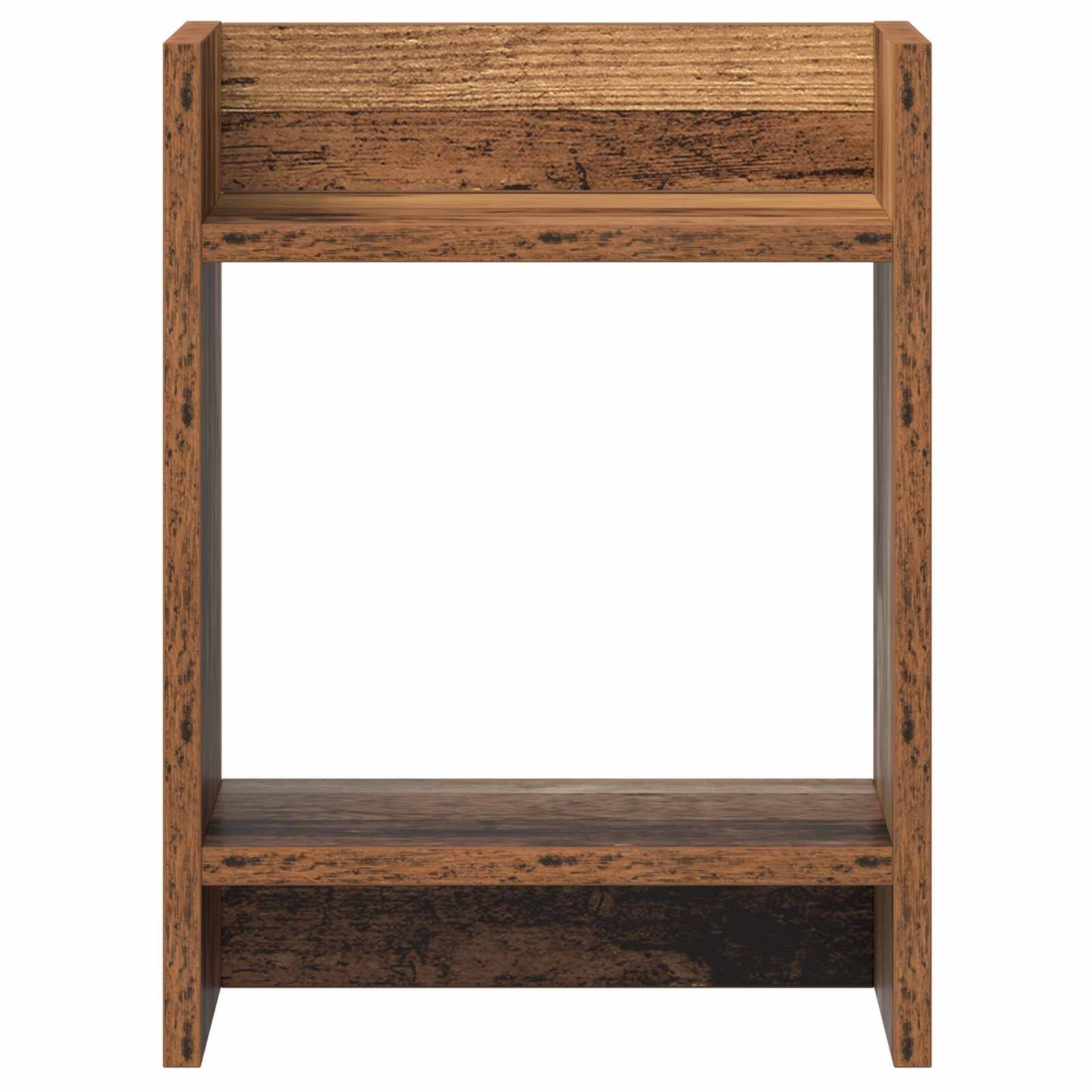 Plant Stand with Shelf Old Wood 30 x 30 x 40 cm Engineered Wood