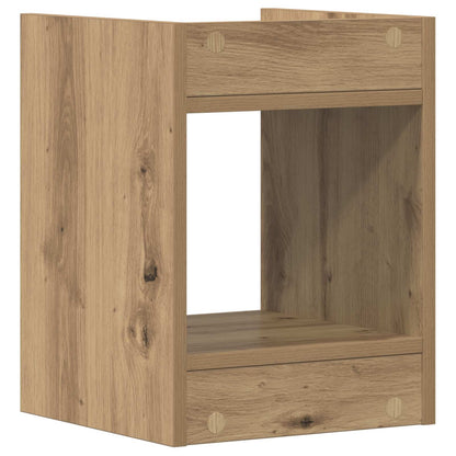Plant Stand Artisan Oak 30 x 30 x 40 cm Engineered Wood