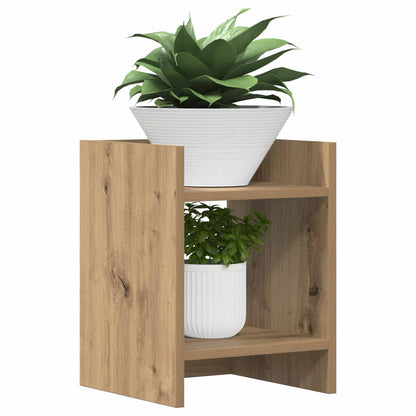Plant Stand 2 pcs Artisan Oak 30 x 30 x 40 cm Engineered Wood