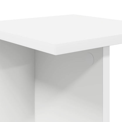 Plant Stand White 25 x 25.5 x 100.5 cm Engineered Wood