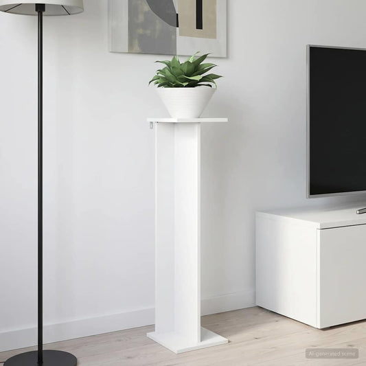 Plant Stand White 25 x 25.5 x 100.5 cm Engineered Wood