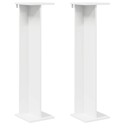 Plant Stand 2 pcs White 25 x 25.5 x 100.5 cm Engineered Wood