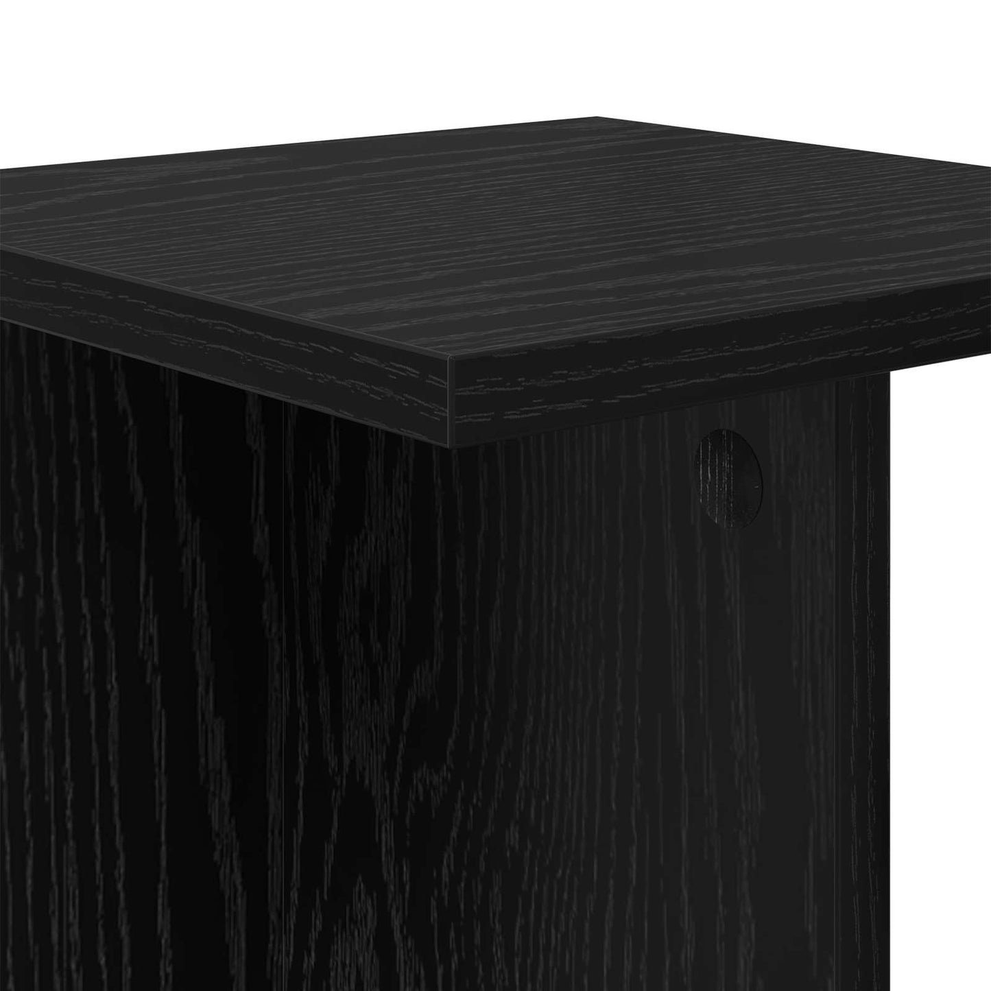Plant Stand 2 pcs Black Oak 25 x 25.5 x 100.5 cm