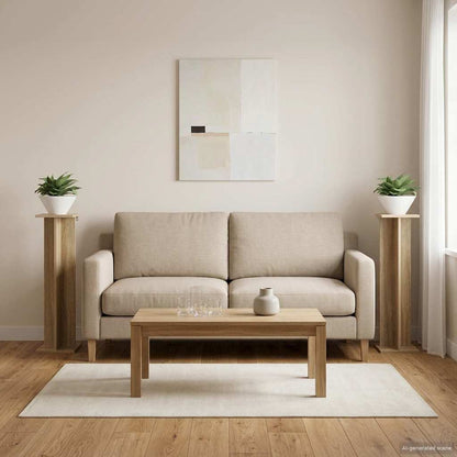 Plant Stand 2 pcs Sonoma Oak 25 x 25.5 x 100.5 cm