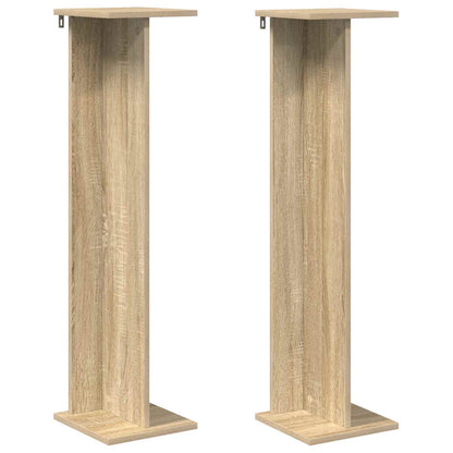 Plant Stand 2 pcs Sonoma Oak 25 x 25.5 x 100.5 cm