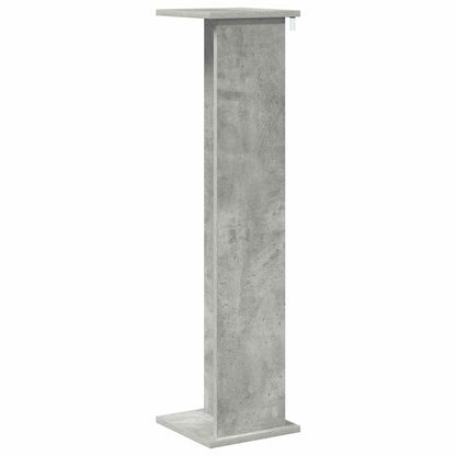 Plant Stand 2 pcs Concrete Grey 25 x 25.5 x 100.5 cm