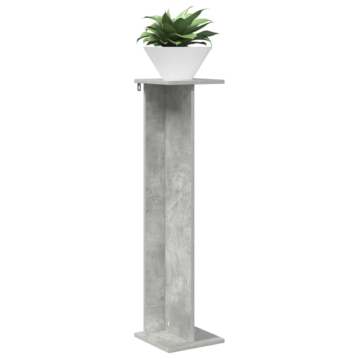 Plant Stand 2 pcs Concrete Grey 25 x 25.5 x 100.5 cm