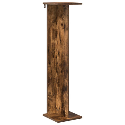 Plant Stand Smoked Oak 25 x 25.5 x 100.5 cm Engineered Wood