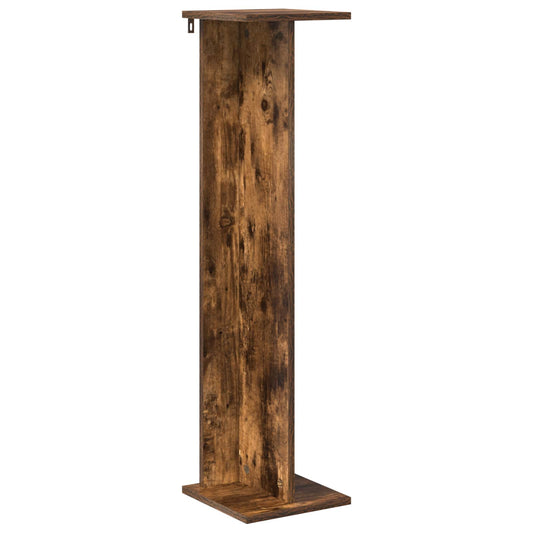 Plant Stand Smoked Oak 25 x 25.5 x 100.5 cm Engineered Wood