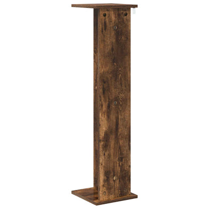 Plant Stand Smoked Oak 25 x 25.5 x 100.5 cm Engineered Wood