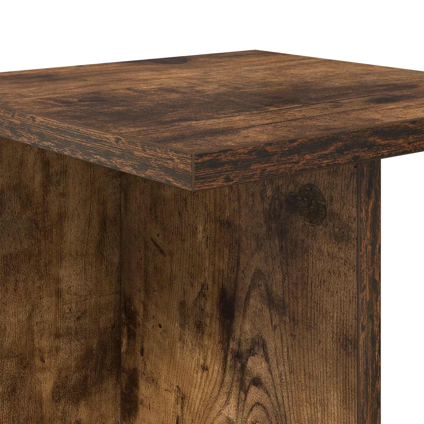 Plant Stand 2 pcs Smoked Oak 25 x 25.5 x 100.5 cm