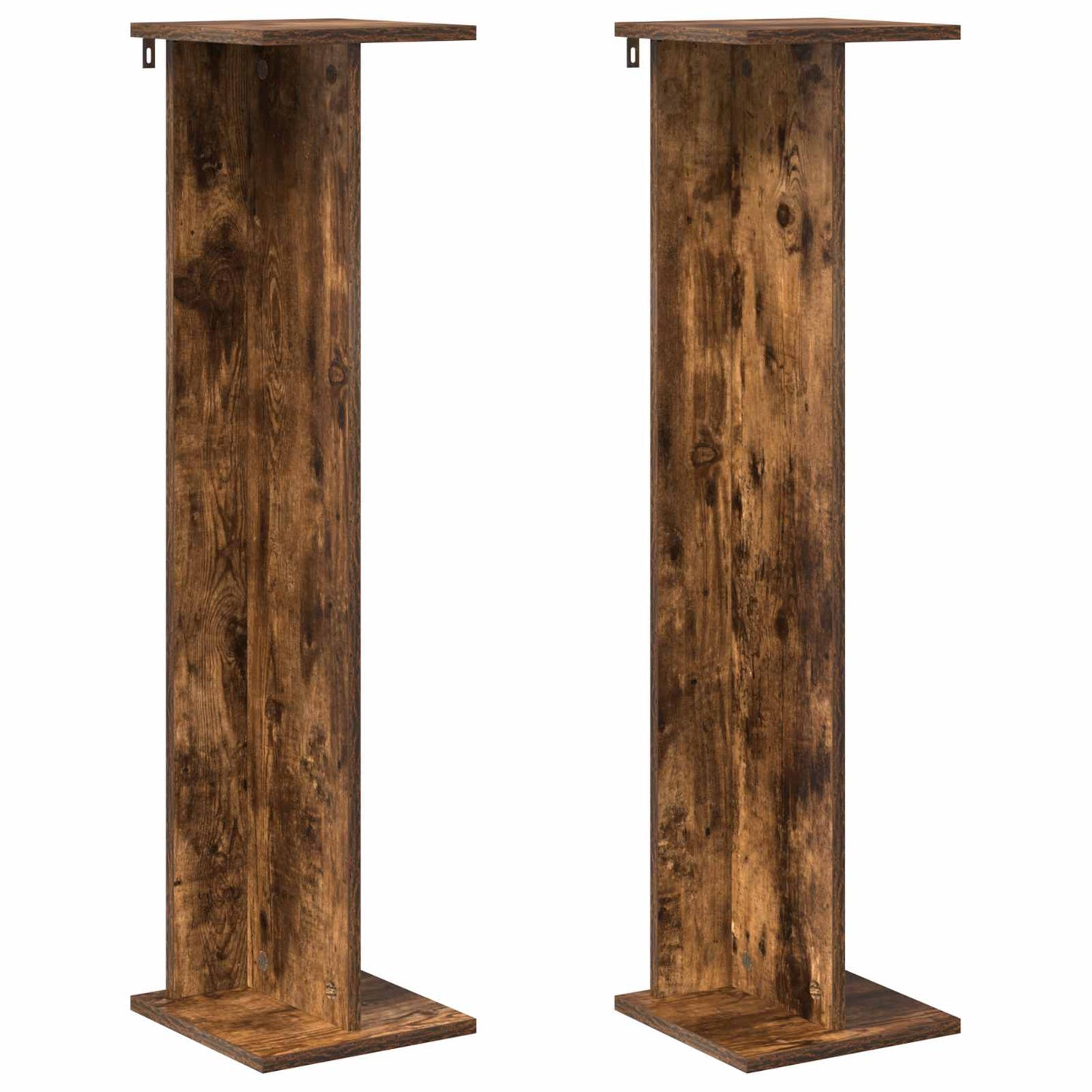 Plant Stand 2 pcs Smoked Oak 25 x 25.5 x 100.5 cm