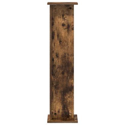 Plant Stand 2 pcs Smoked Oak 25 x 25.5 x 100.5 cm