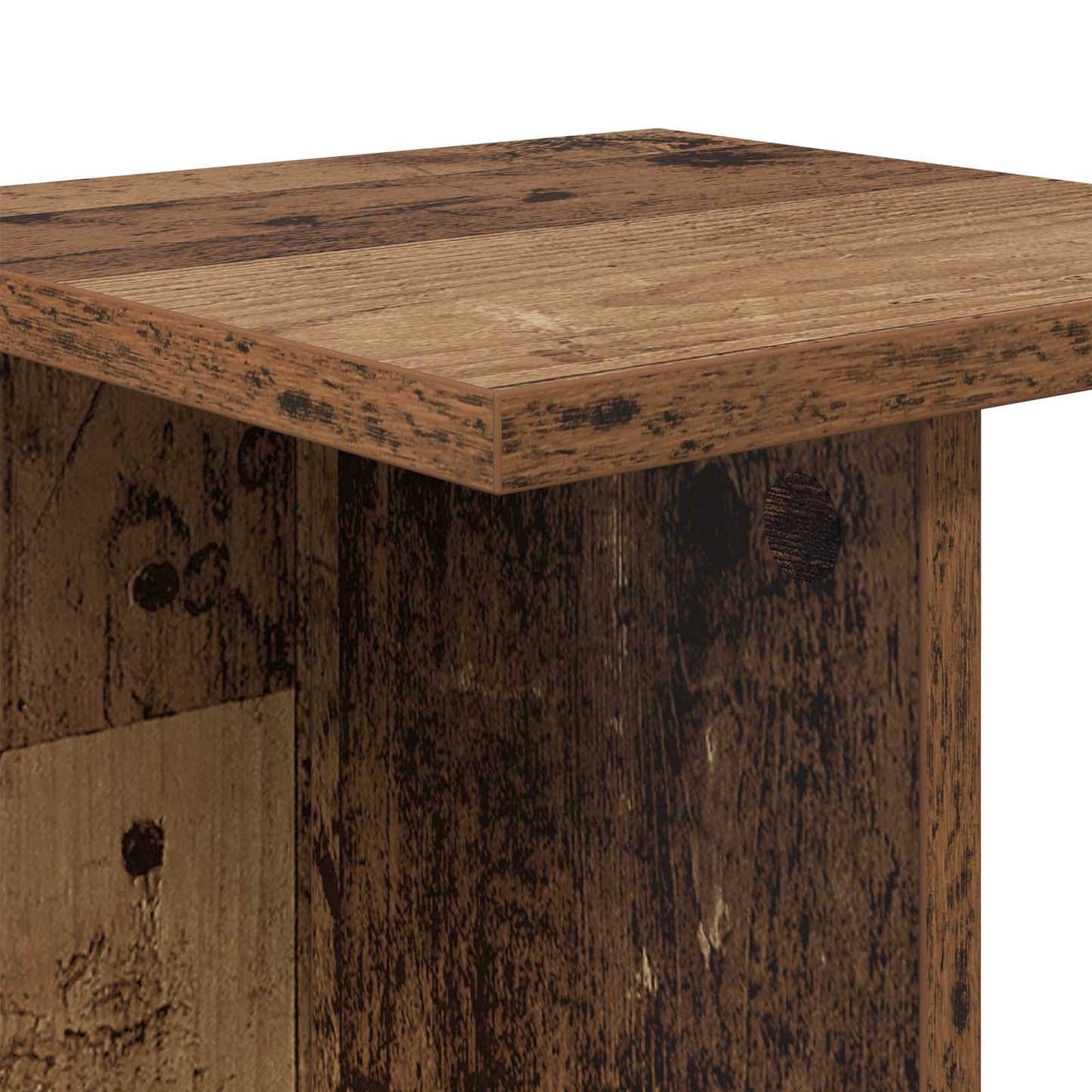 Plant Stand 2 pcs Old Wood 25 x 25.5 x 100.5 cm Engineered Wood
