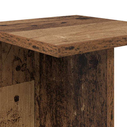 Plant Stand 2 pcs Old Wood 25 x 25.5 x 100.5 cm Engineered Wood