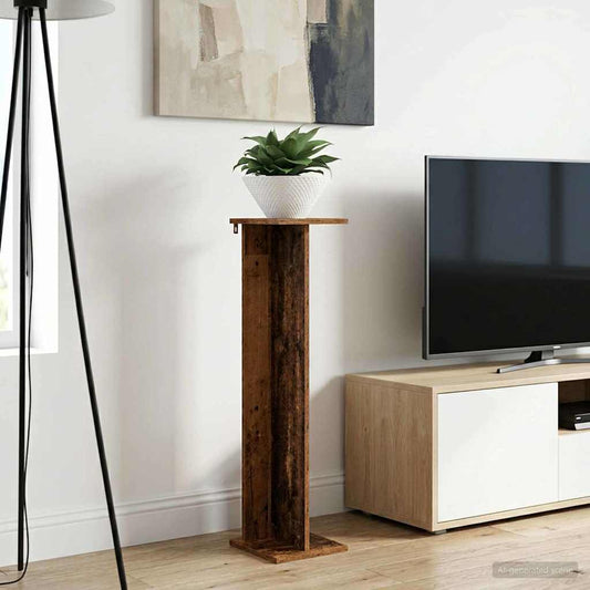 Plant Stand 2 pcs Old Wood 25 x 25.5 x 100.5 cm Engineered Wood