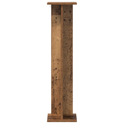 Plant Stand 2 pcs Old Wood 25 x 25.5 x 100.5 cm Engineered Wood