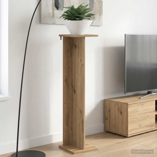 Plant Stand Artisan Oak 25 x 25.5 x 100.5 cm Engineered Wood