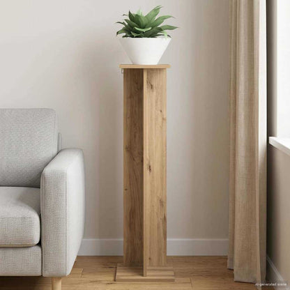 Plant Stand Artisan Oak 25 x 25.5 x 100.5 cm Engineered Wood