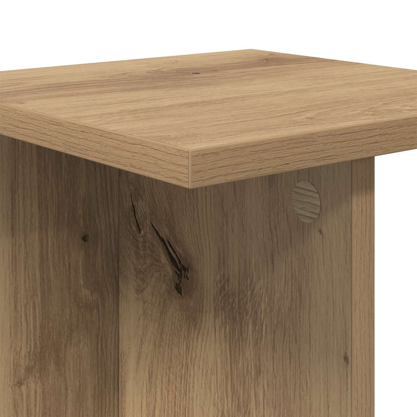 Plant Stand 2 pcs Artisan Oak 25 x 25.5 x 100.5 cm