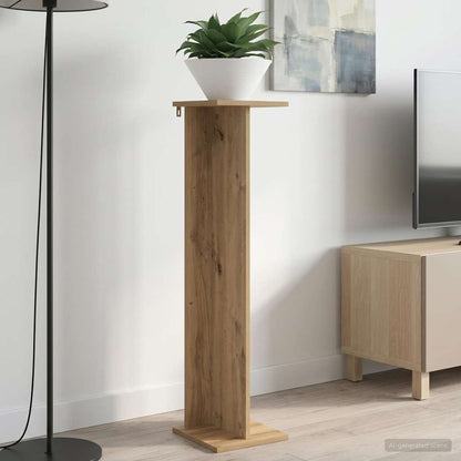 Plant Stand 2 pcs Artisan Oak 25 x 25.5 x 100.5 cm