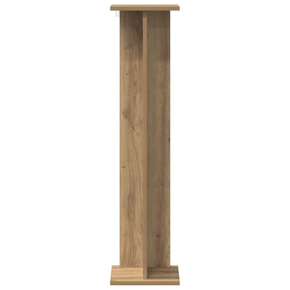 Plant Stand 2 pcs Artisan Oak 25 x 25.5 x 100.5 cm