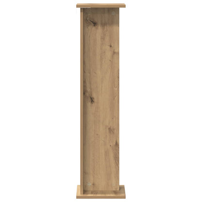 Plant Stand 2 pcs Artisan Oak 25 x 25.5 x 100.5 cm