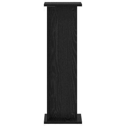 Plant Stand 2 pcs Black Oak 25 x 25.5 x 80.5 cm Engineered Wood