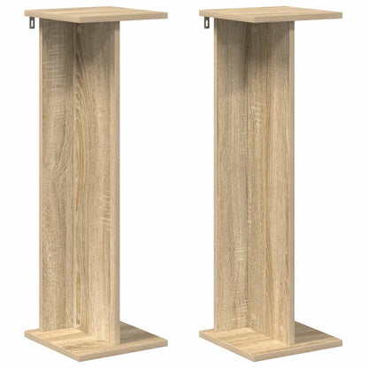 Plant Stand 2 pcs Sonoma Oak 25 x 25.5 x 80.5 cm