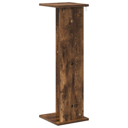 Plant Stand 2 pcs Smoked Oak 25 x 25.5 x 80.5 cm