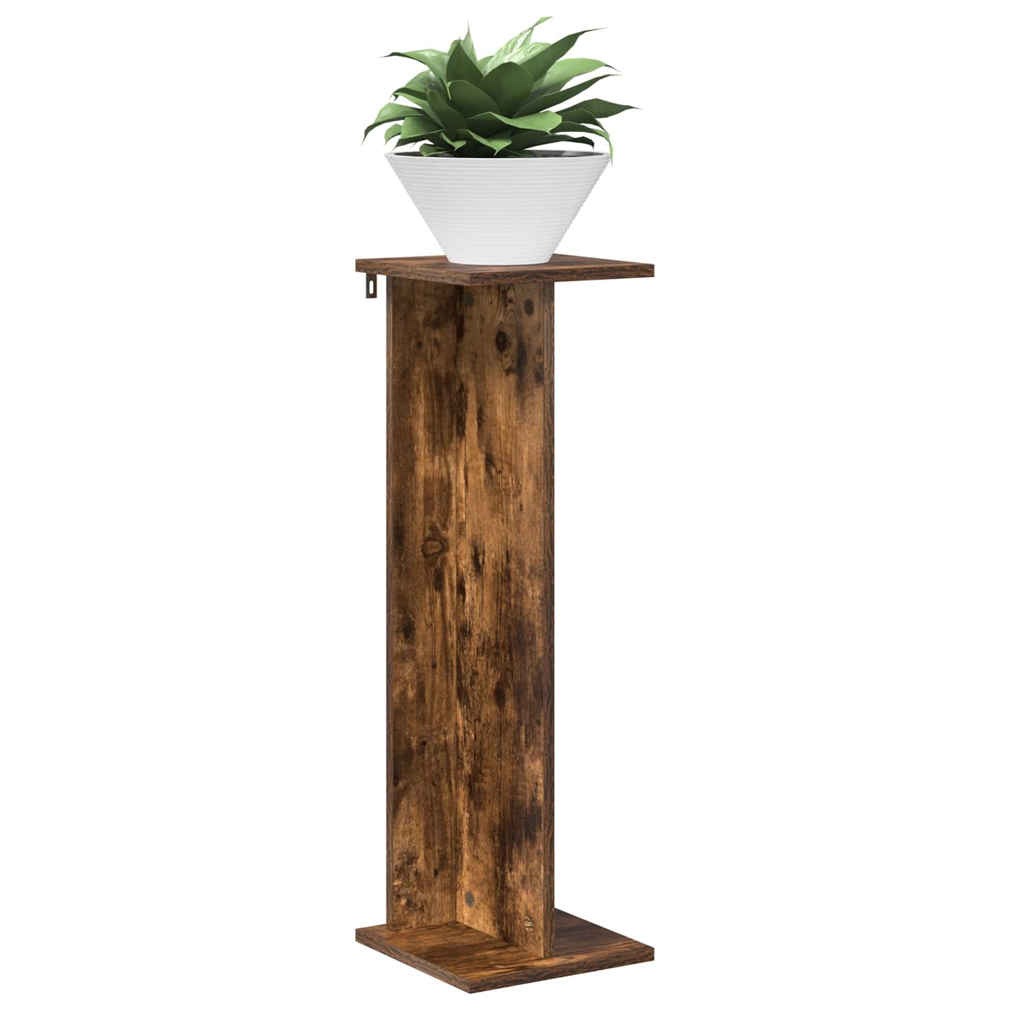 Plant Stand 2 pcs Smoked Oak 25 x 25.5 x 80.5 cm