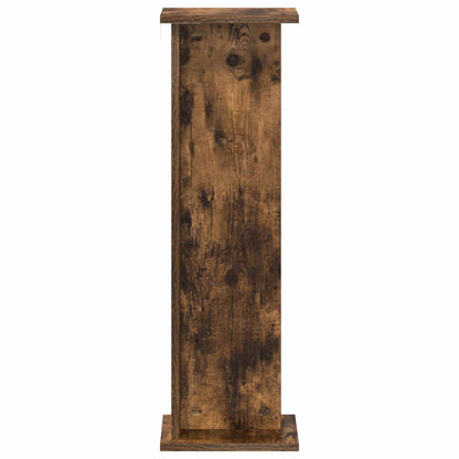 Plant Stand 2 pcs Smoked Oak 25 x 25.5 x 80.5 cm