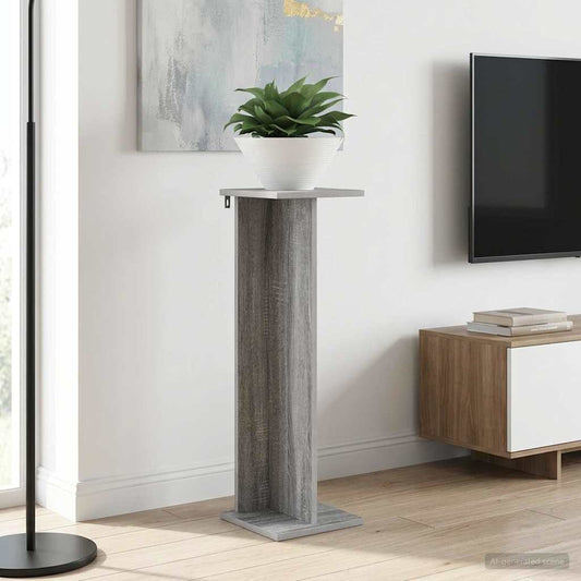 Plant Stand 2 pcs Grey Sonoma 25 x 25.5 x 80.5 cm
